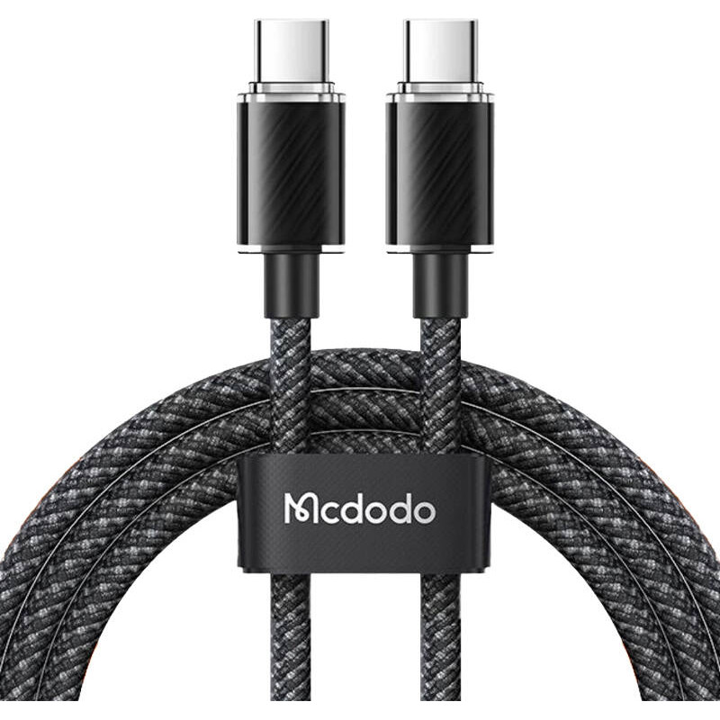 Mcdodo Cable USB-C to USB-C Mcdodo CA-3670, 100W, 1.2m (black)