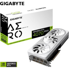 Gigabyte Graphic card RTX 4070 SUPER AERO OC 12G GDDR6X 192bit 3DP