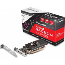 Sapphire Technology Graphics card Radeon RX 6400 PULSE GAMING 4GB GDDR6 64bit DP/HDMI