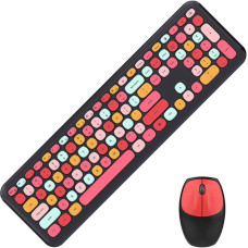 Mofii Wireless keyboard + mouse set MOFII 666 2.4G (Black&Red)