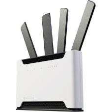 Mikrotik Wireless Router|MIKROTIK|Wireless Router|Wi-Fi 6|IEEE 802.11a/b/g|IEEE 802.11n|IEEE 802.11ac|IEEE 802.11ax|USB 2.0|4x10/100/1000M|1x2.5GbE|S53UGM5HAXD2HAXDTC&RG502Q