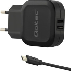 Qoltec Charger Qoltec 2x USB-A 2.4 A (50187)