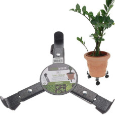 Progarden Podstawka podstawa REGULOWANA pod donicę doniczkę na kółkach metalowa do przesuwania