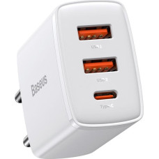 Baseus Charger Baseus CCXJ-E02 2x USB-A 1x USB-C 3 A (BSU2896WHT)