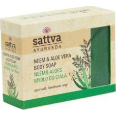 Sattva MYDŁO W KOSTCE DO CIAŁA NEEM I ALOES 125 g - SATTVA