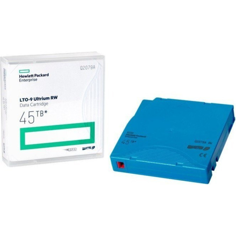 HP Hewlett Packard Enterprise LTO9 Medium 45 TB, streamer medium (blue)