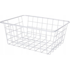 Storage Solutions Koszyk metalowy na owoce, szary, 24 x 18 x 10 cm