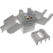 Schneider Electric Gniazdo keystone, RJ45, beznarzędziowe, nieekranowane, kat. 6A, Q-LANTEC