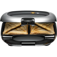 Rommelsbacher Sandwich Maker ST 1000 black/silver, 1,000 watts