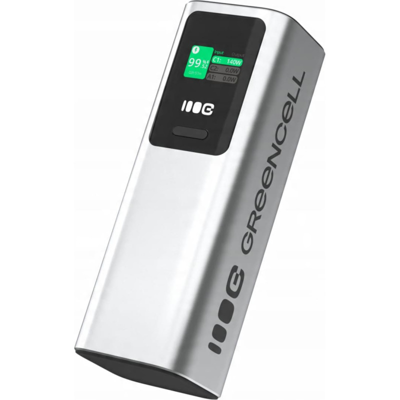 Green Cell POWERBANK Greencell PowerPlay Ultra 25200mAh SZYBKIE ŁADOWANIE 140W 2x USB-C PD 1x USB-A