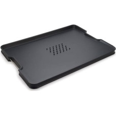 Joseph Joseph Cut&Carve Plus Multi-funct.Black Chopping Board