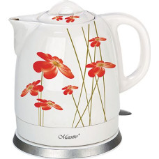 Maestro Teapot Maestro MR-066 Red Flowers White