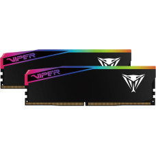 Patriot DDR5 - 64GB - 6000 - CL - 28 (2x 32 GB) Dual Kit, RAM Black, VEUR564G6028K, Viper Elite 5 Ultra RGB, INTEL XMP, AMD EXPO