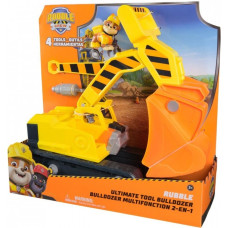 Spin Master Rubble & Crew - Rubble's 2-in-1 Excavator Vehicle, Toy Vehicle with Excavator Bucket, Welding Torch, Screwdriver, Wrench and Rubble Dog Figure