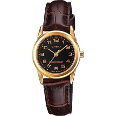 Casio Zegarek Casio Zegarek marki Casio model LTP-V001 kolor Brązowy. Akcesoria damski. Sezon: Cały rok NoSize