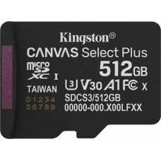 Kingston MEMORY MICRO SDXC 512GB UHS-I/SDCS3/512GBSP KINGSTON