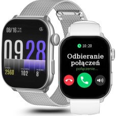 Gravity Zegarek SMARTWATCH GRAVITY GT28-9 SR/SR/WH