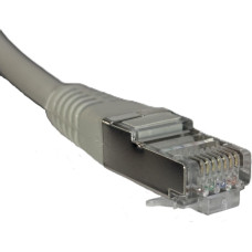 Netrack Patchcord RJ45, kat. 6 FTP F/UTP, 10m, Netrack, szary