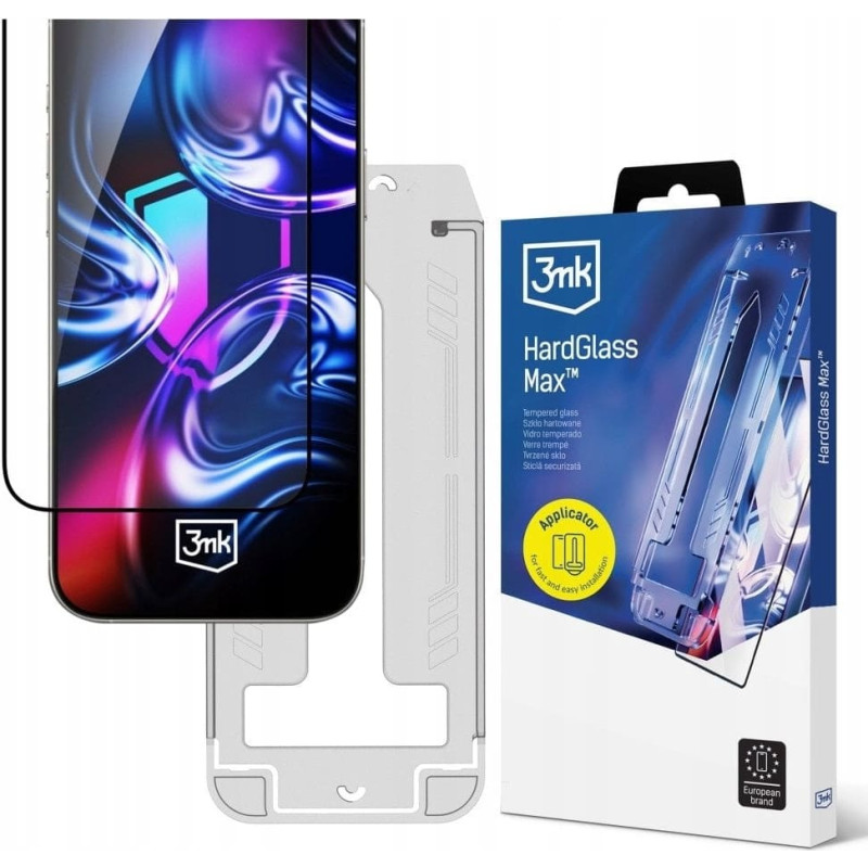3MK Szkło hartowane 3MK HardGlass Max z aplikatorem do Samsung Galaxy S24+/S25+