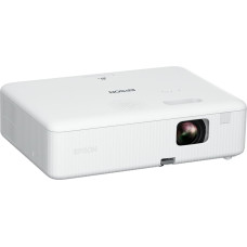 Epson CO-W01, LCD projector white, WXGA, 3LCD technology, speakers