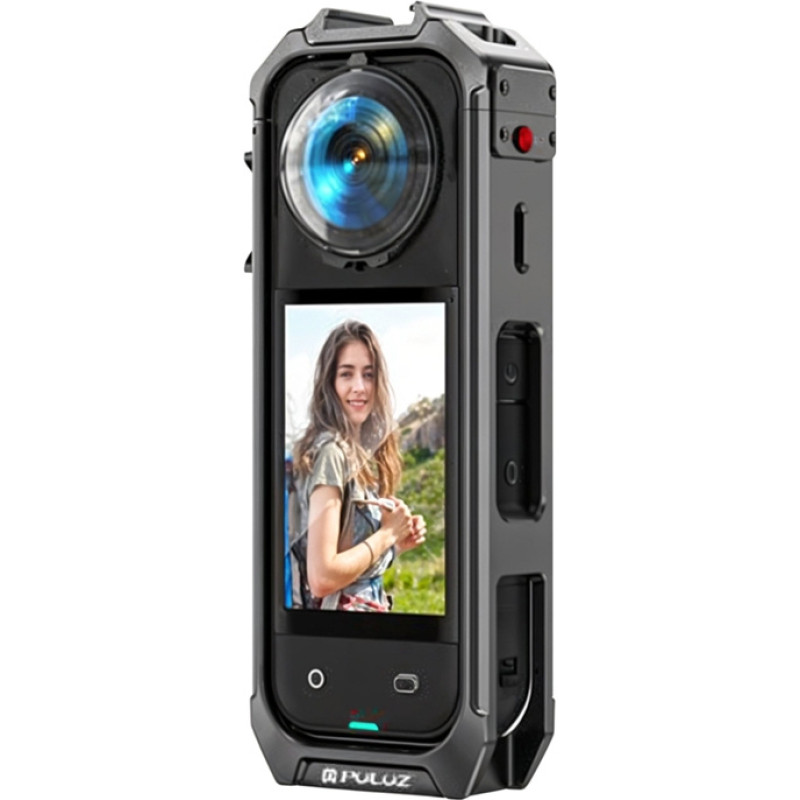 Puluz metal protective case with lens cover for Insta360 X5