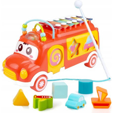 Bounn CymbaÅki sorter konik samochodzik muzyczny dla dzieci czerwony