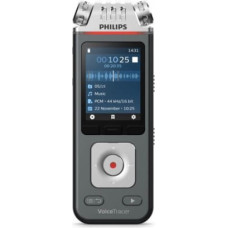 Philips Voice Tracer DVT7110/00 Diktafons Zibkartīte Antracīts, Hroms