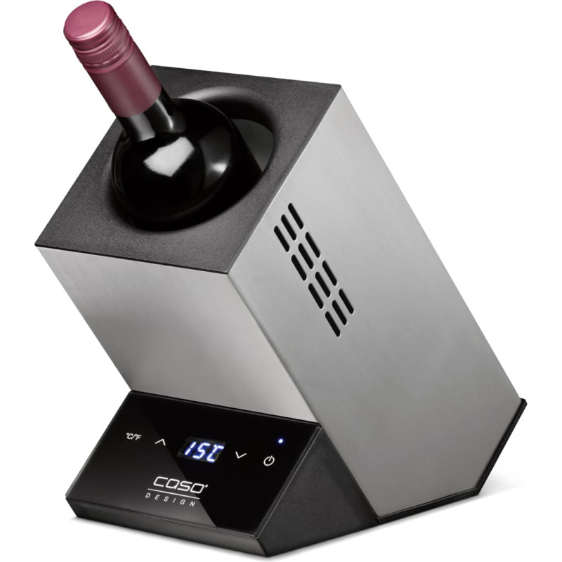 Caso | Wine cooler for one bottle | WineCase One | Energy efficiency class Not apply | Free standing | Bottles capacity 1 | Inox