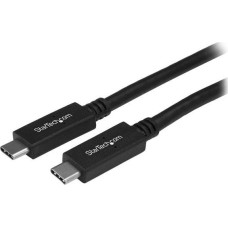 Startech Kabel USB StarTech USB-C - USB-C 1 m Czarny (USB315CC1M)