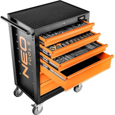 Neo Tools W&oacute;zek narzędziowy Neo Szafka warsztatowa, 6 szuflad + 149 narzędzi 84-221-9