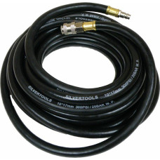 Silver PRZEW&Oacute;D / WĄŻ PNEUMATYCZNY10 x 17mm 10m GUMOWY, ZE ZŁĄCZKAMI