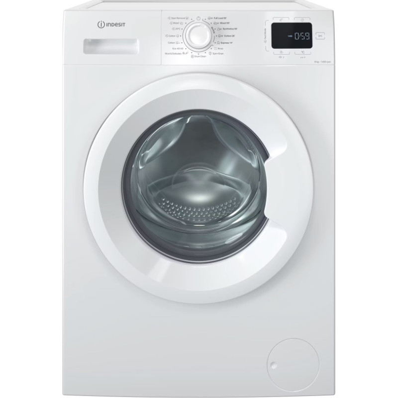 Indesit IM 864 MY TIME EE Washing machine, A, Front loading, Washing capacity 8 kg, 1351 RPM, Depth 55 cm, White | INDESIT