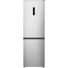 Gorenje Refrigerator | N619EAXL4 | Energy efficiency class E | Free standing | Combi | Height 186 cm | No Frost system | Fridge net capacity 207 L | Freezer net capacity 97 L | Display | 39 dB | Grey
