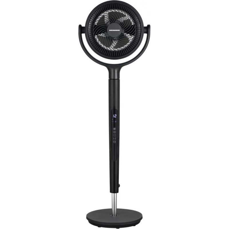 Ventilators ar teleskopisku statīvu 20W 30-60-120° 112cm HSF-MAT24DC-GY HEINNER