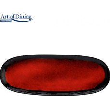 Keramikas servēšanas šķīvis 38x15cm VULCANO HR-LH-VP38 HEINNER