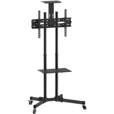 Techly Mobile TV stand for 37-70 inches 50 kg, two shelves