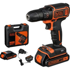 Black+Decker WKRĘTARKA 18V BDCDC18KB 2x1,5Ah