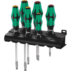 Wera 334 SK/6 Rack Screwdriver Set Kraftform Plus Lasertip