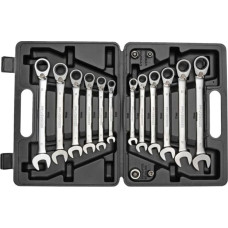 Gedore red Ratchet Spanner Set metric  16-pieces