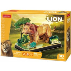 Cubic Fun Puzzles 3D Animals - Lion