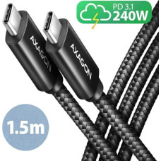 Axagon BUCM2-CM15AB cable 240W USB-C USB-C, 1.5m 5