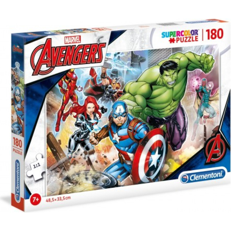 Clementoni Puzzle 180 pcs Super Color - Avengers