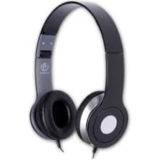 Rebeltec CITY black ster headphone with microph.