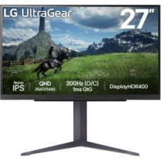 Lg Electronics Monitor 27 inch 27GS85Q-B QHD UltraGear 100Hz, 1ms, 400cd, HDMI, DP, USB, Pivot, HAS