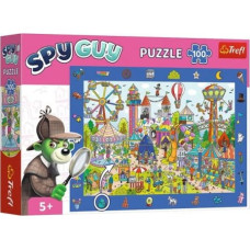 Trefl Puzzle 100 elementów Obserwacyjne Spy Guy Wesołe miasteczko