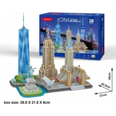 Cubic Fun Puzzle 3D City Line New York