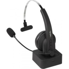 Logilink Bluetooth mono headset with charging stand