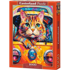 Castor Puzzles 1000 elements Cat Bus Travel