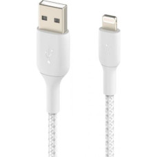 Belkin Cable Braided USB-Lightning 2m White