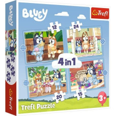 Trefl Puzzles 4in1 Bluey and the world